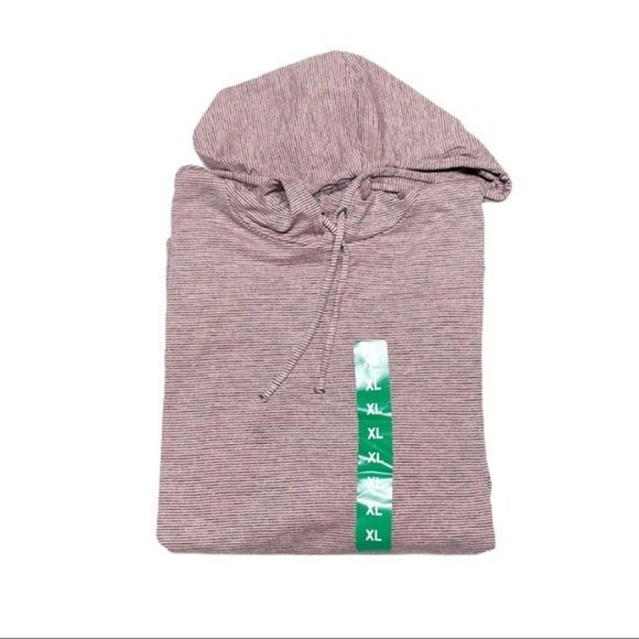 SKECHERS Striped Brushed Knit Pullover Hoodie - Picture 5 of 5